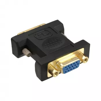 InLine DVI-A adapteris DVI 12+5 kištukinis į VGA 15HD lizdinį, paauksuoti kontaktai