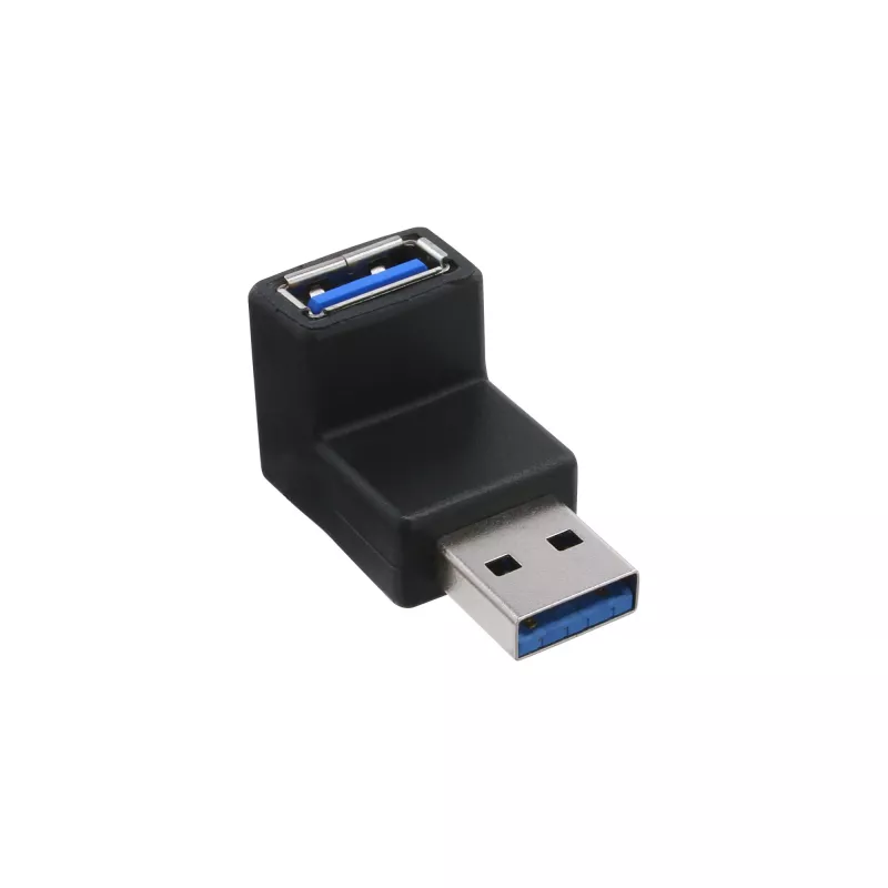 USB 3.0 adapteris Type A kištukas / A lizdas 90° kampu InLine 35300R