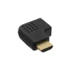 InLine HDMI adapteris, kištukas–lizdas, šoninis kampinis dešinysis, paauksuotas, 17600T