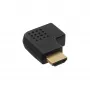 InLine HDMI adapteris, kištukas–lizdas, šoninis kampinis dešinysis, paauksuotas, 17600T