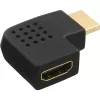 InLine HDMI adapteris, kištukas–lizdas, šoninis kampinis kairysis, auksuotas, 17600S
