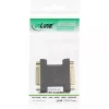 InLine DVI-I adapteris skaitmeninis + analoginis 24+5 moteriška / moteriška juodas auksuotas