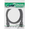 InLine maitinimo laidas C19 / C20 3-pin IEC kištukas / lizdas juodas 1m