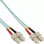 InLine šviesolaidinis dvipusis kabelis SC/SC 50/125µm OM3 30m