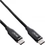 InLine Magnetic USB-C laidas, USB-C kištukas/kištukas, 100 W, juodas, 1,5 m