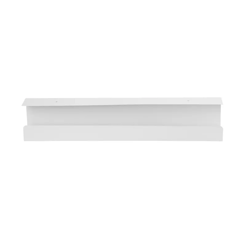 InLine po stalu montuojama kabelių valdymo sistema 23190W — plieninė, balta, 114×600×76 mm