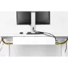 Kabelių tvarkymo sistema po stalu InLine 23190B, plienas, juoda, 114×600×76 mm