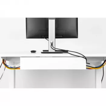 Kabelių tvarkymo sistema po stalu InLine 23190B, plienas, juoda, 114×600×76 mm