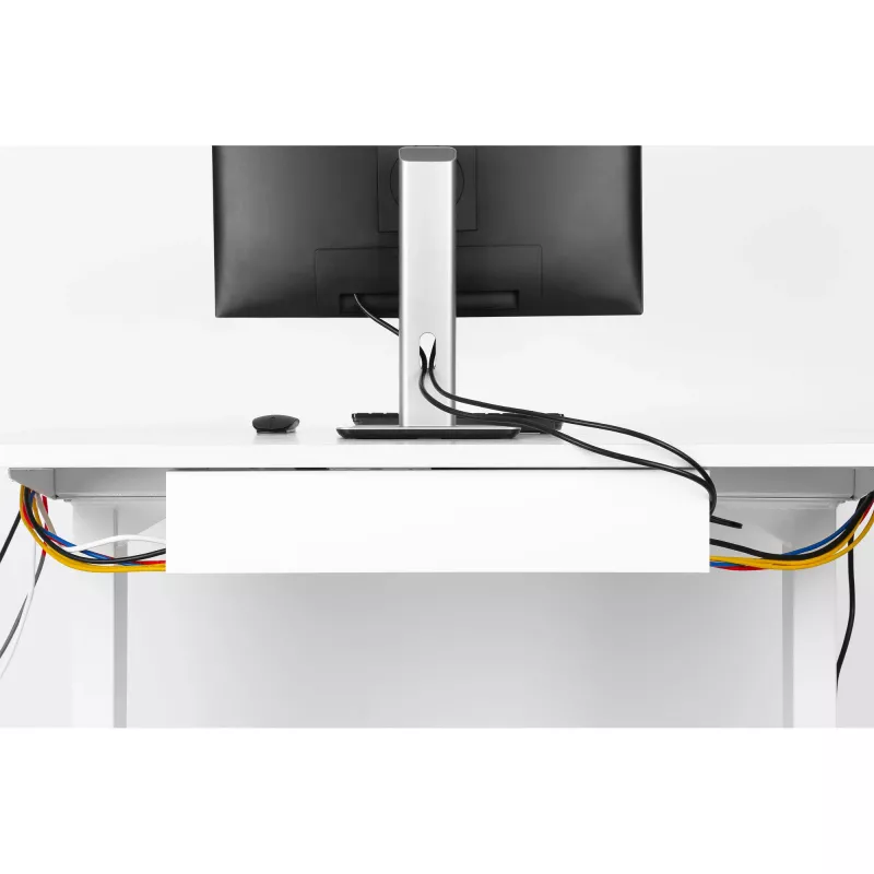 Kabelių tvarkymo sistema po stalu InLine 23190B, plienas, juoda, 114×600×76 mm