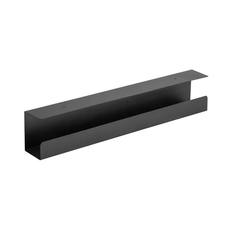 Kabelių tvarkymo sistema po stalu InLine 23190B, plienas, juoda, 114×600×76 mm