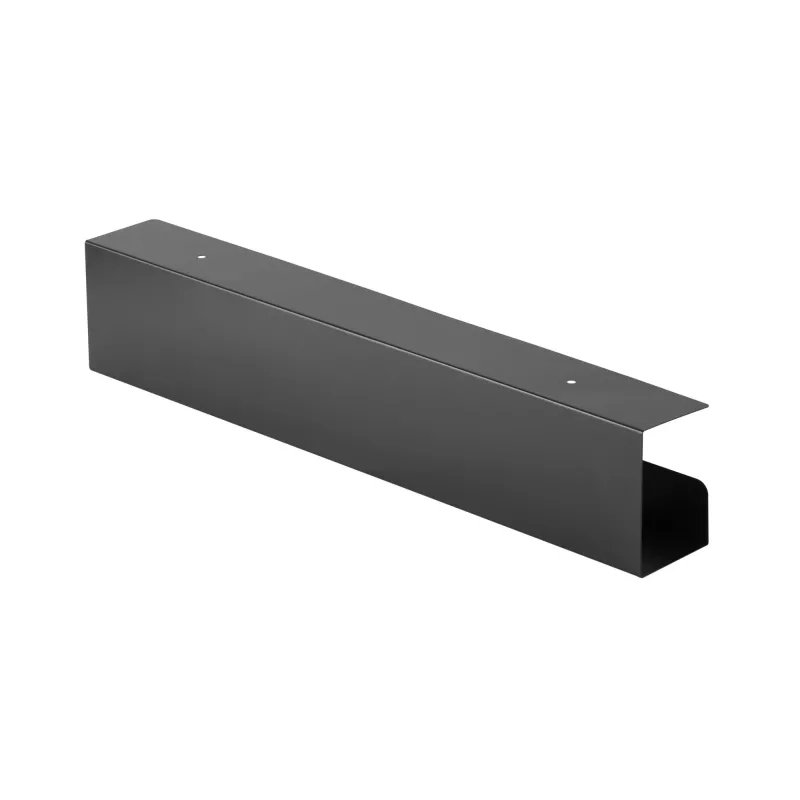 Kabelių tvarkymo sistema po stalu InLine 23190B, plienas, juoda, 114×600×76 mm