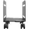 InLine PC vežimėlis, riedantis atramas kompiuterių korpusams, maks. 10 kg, juodas