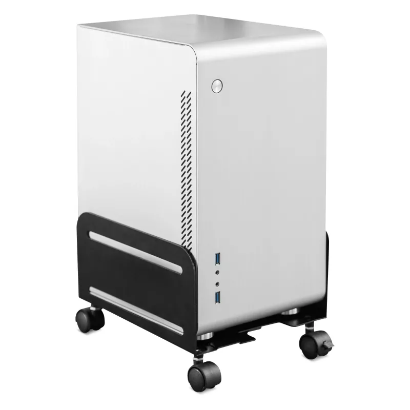 InLine PC vežimėlis, riedantis atramas kompiuterių korpusams, maks. 10 kg, juodas