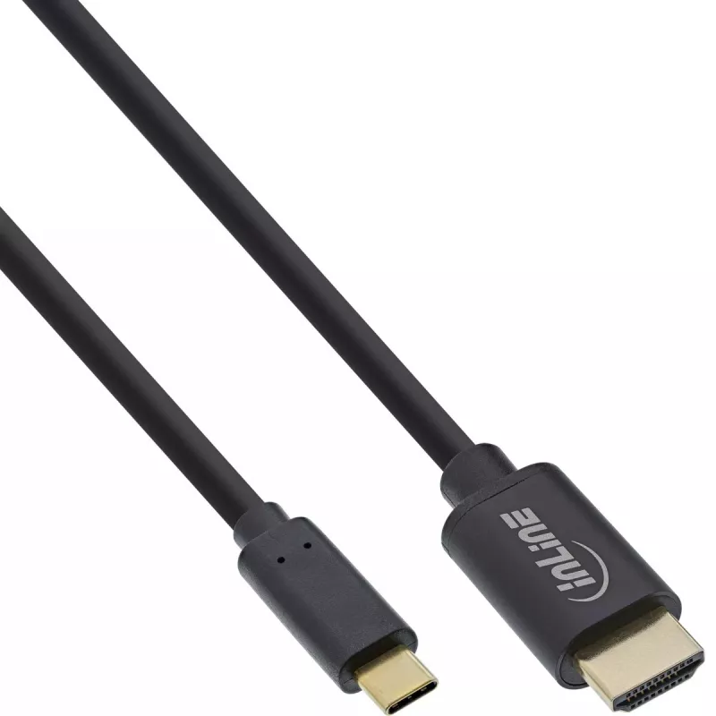 InLine USB ekrano kabelis, USB-C kištukas į HDMI kištuką, 3 m