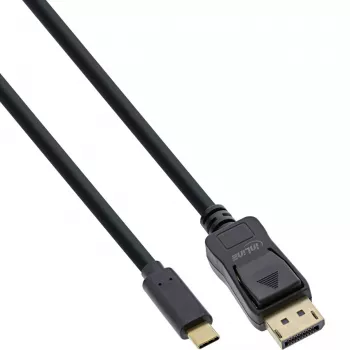 InLine USB Display kabelis, USB-C kištukas į DisplayPort kištuką, 2m