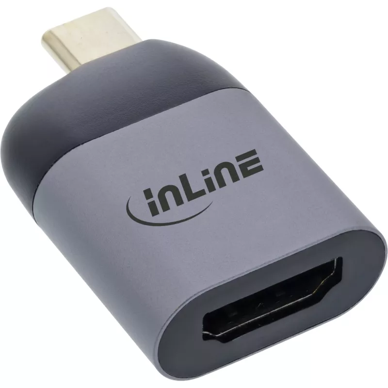 InLine USB ekrano keitiklis, USB-C kištukas į HDMI lizdą, 4K60Hz