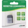 InLine USB ekrano keitiklis, USB-C kištukas į HDMI lizdą, 4K60Hz