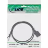 InLine komutacinis kabelis įmontuotas prailginimas, S/FTP (PiMf), Cat.6A, LSZH, varis, 0,5 m