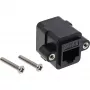 InLine komutacinio kabelio jungtis UTP 2x RJ45, lizdas, skirta montavimui