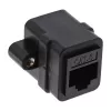 InLine komutacinio kabelio jungtis UTP 2x RJ45, lizdas, skirta montavimui