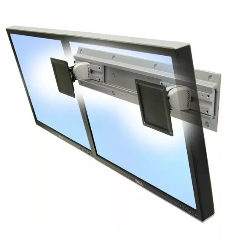 Sieninis laikiklis Ergotron Neo-Flex Dual Monitor 61 cm (24 coliai) Sidabrinis
