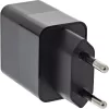 USB PD įkroviklis InLine 31500B vienas USB-C Power Delivery 20W juodas
