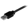 StarTech.com 50 pėdų (15 m) aktyvus USB 2.0 A į B laidas, ilgas USB spausdintuvo laidas, 1x USB-A (M), 1x USB-B (M) – juodas