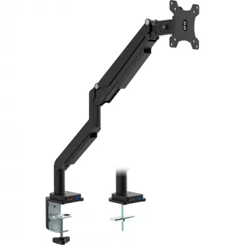 „InLine“ stalo laikiklis su pakėlimu ir USB/garso lizdais iki maks. 82 cm 32 colių 9 kg