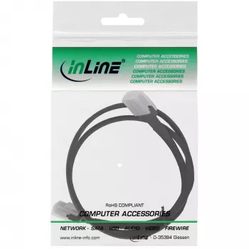 InLine SAS laidas vidinis, Mini-SAS SFF-8087 į Mini-SAS SFF-8087, su šonine juosta, 0,5 m
