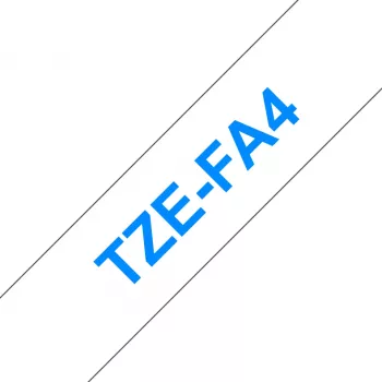 Brother TZE-FA4 etikečių gamybos juosta Mėlyna ant balto