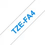 Brother TZE-FA4 etikečių gamybos juosta Mėlyna ant balto