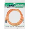 InLine komutacinis kabelis S/FTP PiMF Cat.6A be halogenų 500MHz oranžinis 3m