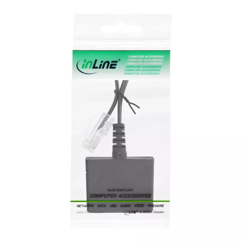 InLine TAE adapterio kabelis RJ45 kištukas į TAE-N ir RJ11 lizdus 69943