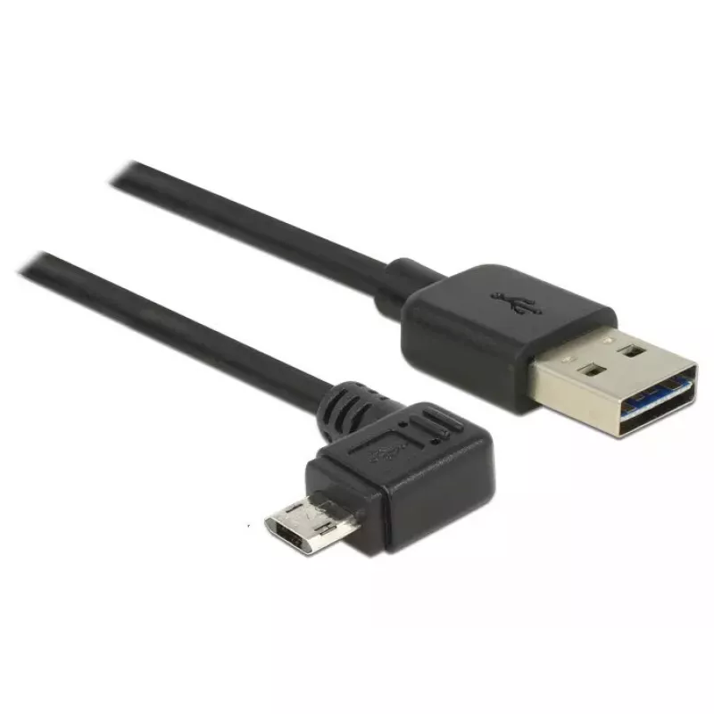 USB laidas DeLOCK 83846 USB 2.0 1 m USB A Micro-USB B juodas