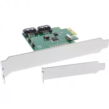 InLine sąsajos plokštė 2 prievadų SATA 6 Gb/s x1 PCIe 2.0 RAID 0 / 1 / SPAN