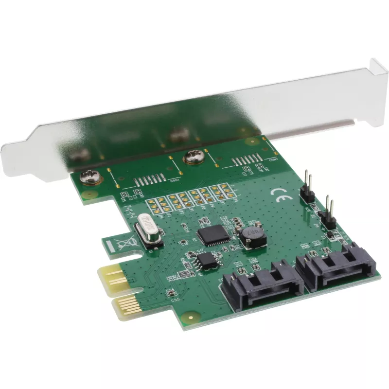 InLine sąsajos plokštė 2 prievadų SATA 6 Gb/s x1 PCIe 2.0 RAID 0 / 1 / SPAN
