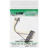 InLine maitinimo adapterio laidas, 2x SATA kištukas / 8pin PCI-Express kištukas, 0,15 m