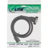 HDMI 4K2K adapteris Type A (kištukas) / A (lizdas) su flanšu 0,6 m InLine 17500B