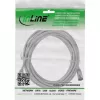 InLine plonas komutacinis kabelis, U/FTP, Cat.8.1, TPE be halogenų, pilkas 7,5 m