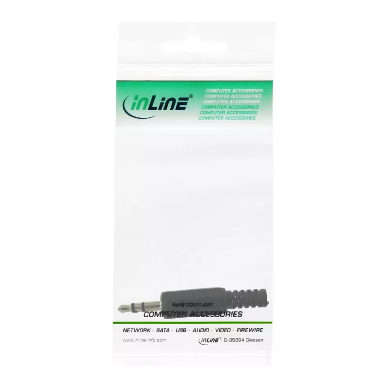 3,5 mm garso stereo kištukas InLine 99100 litavimo versija
