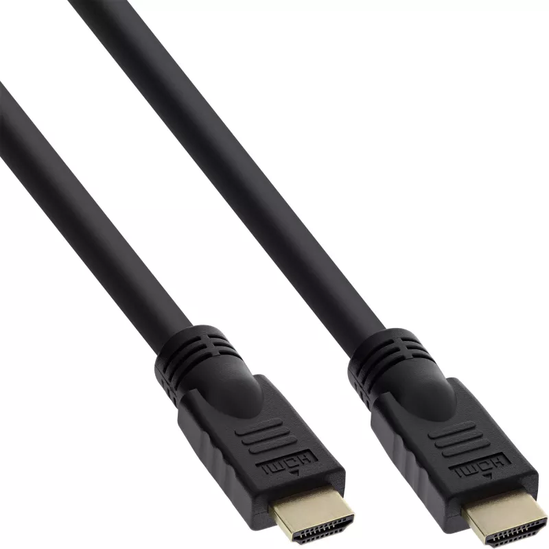 InLine High Speed HDMI kabelis su Ethernet Premium 4K2K vyriškas / vyriškas juodas 7,5m