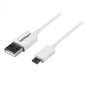 StarTech.com 1 m baltas Micro USB laidas – A į Micro B