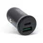 InLine USB automobilinis kroviklis maitinimo adapteris su galios tiekimu, USB-A + USB-C, juodas