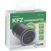 InLine USB automobilinis kroviklis maitinimo adapteris su galios tiekimu, USB-A + USB-C, juodas