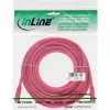 InLine komutacinis kabelis SF/UTP Cat.5e rožinis 15 m