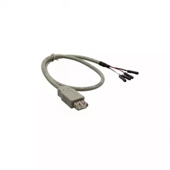 InLine USB 2.0 adapterio laidas, A tipo lizdas / vidinė jungtis, 0,40 m, birus