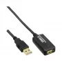 InLine USB 2.0 aktyvus signalo kartotuvo kabelis A tipo kištukas / A tipo lizdas, 25 m