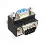 InLine VGA adapteris 90° 15 kontaktų kištukas / lizdas, InLine, 37248I