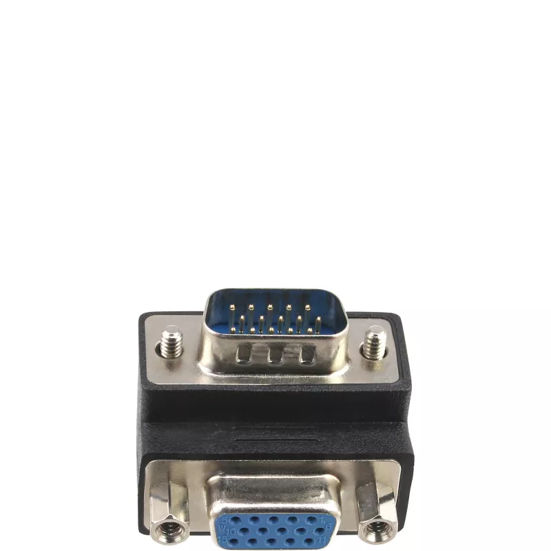 InLine VGA adapteris 90° 15 kontaktų kištukas / lizdas, InLine, 37248I