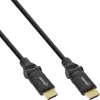 InLine High Speed HDMI sukamas laidas, su Eth., AM/AM, juodas, auks. kont., 2m